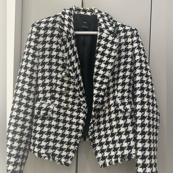 Mango Houndstooth Blazer - Picture 2 of 3